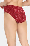 Zivame Low Rise Full Coverage Bikini Panty (Pack of 3) - Multicolor — thumbnail 3